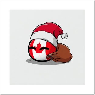 Canada Santa Christmas Posters and Art